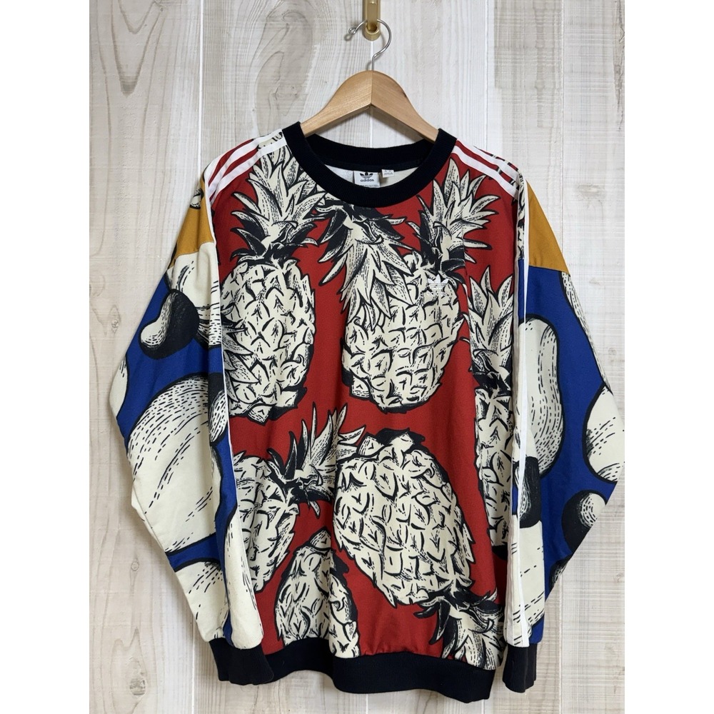 Adidas x Farm Rio Pineapple Boyfriend Sweatshirt  Womens All Over Print